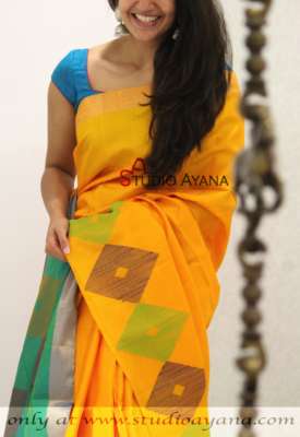 Buy Traditional Kanjivaram Wedding Silk Sarees | Studio Ayana