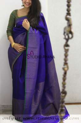 Buy Traditional Kanjivaram Wedding Silk Sarees | Studio Ayana