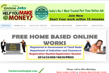 Govt Registered Free Online Works Available – Earn Rs.1000/- Daily From Home