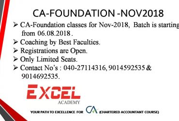CA Foundation Coaching by Best Faculties