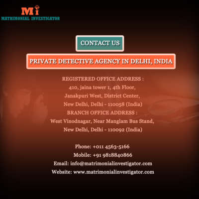 Matrimonial Detective Agency in India || Matrimonial Investigator