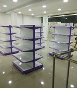 Manufacturer of Supermarket Shelves, Vegetable & Fruit Racks, Star rack, Round Display rack-Kovai Rack