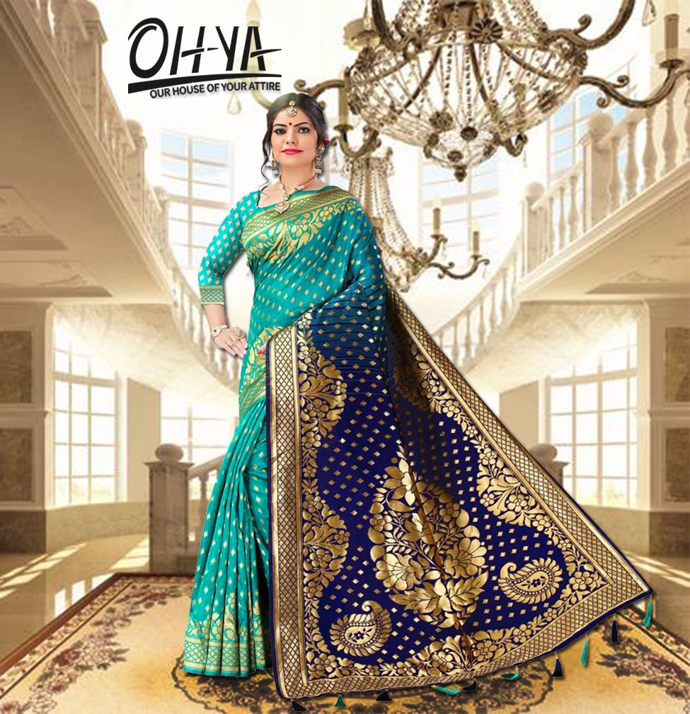 Heavy Range Banarasi Saree | Banarasi Saree online Sale – OHYA