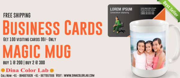 Visiting card printing / Magic Mug
