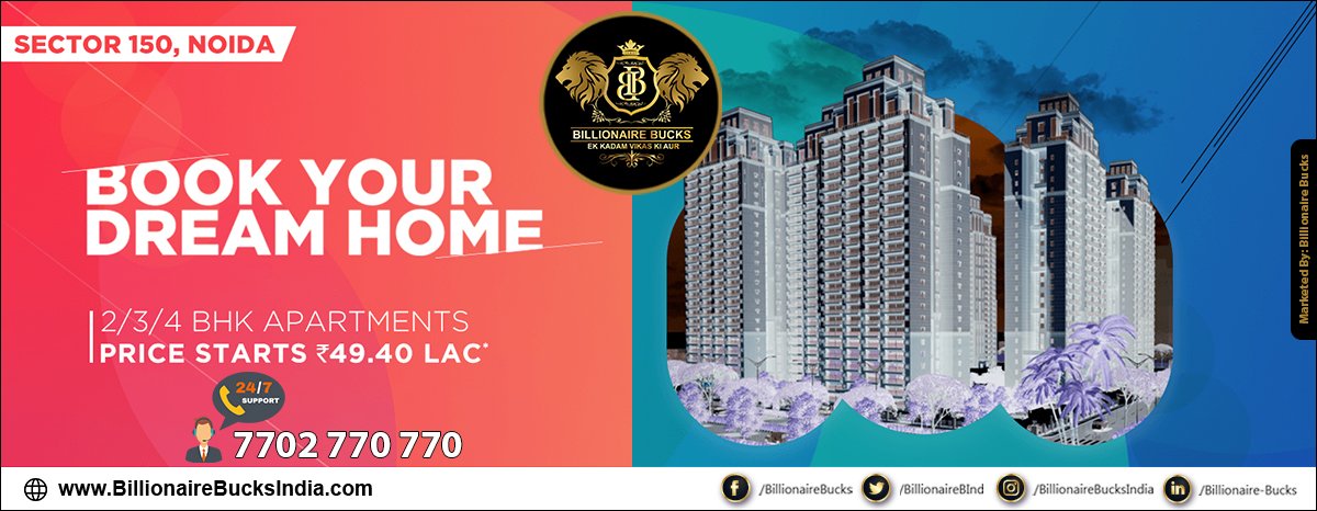 Luxurious Apartments in Noida Sec-150 Call 7702-770-770