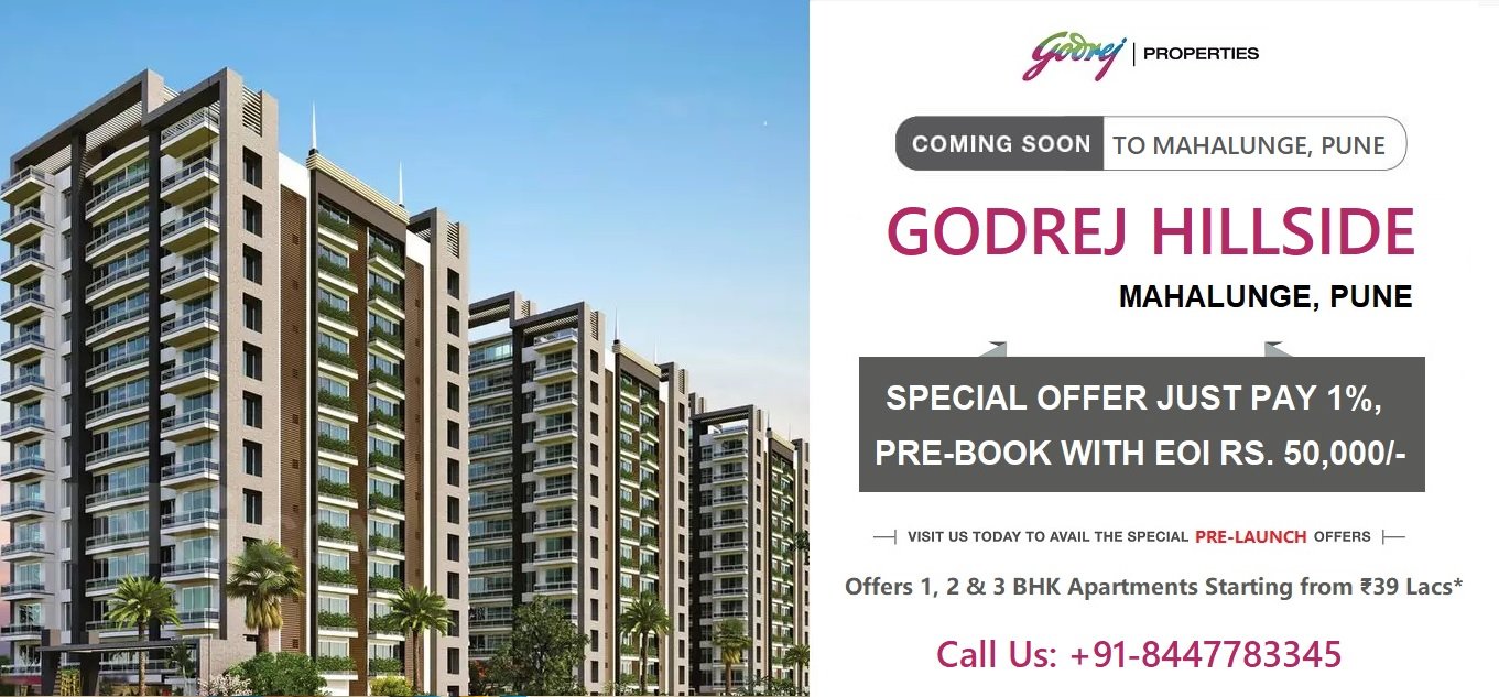 Godrej Hilside Mahalunge | Godrej RiverHills Pune Project