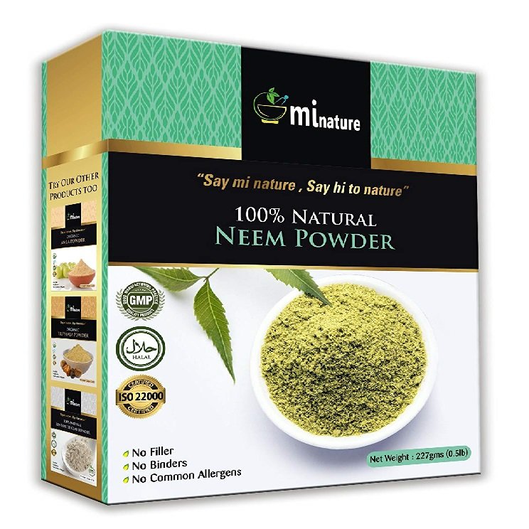 Natural Neem Powder (Azardirachta Indica) 227 Gram