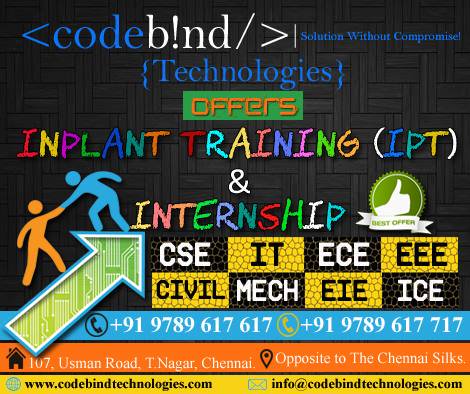 inplant training in coimbatore for mechanical