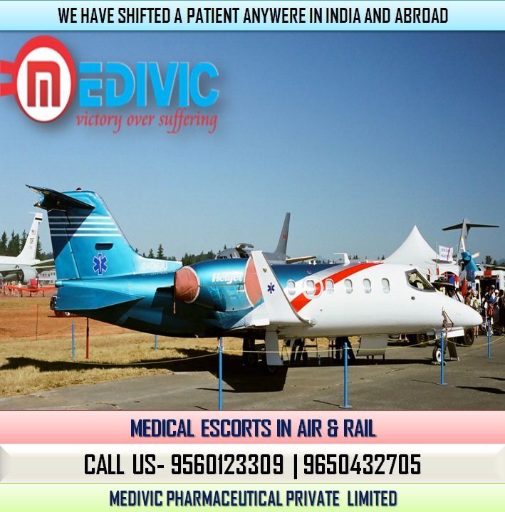 Select Most Valuable ICU Air Ambulance Service in Patna by Medivic