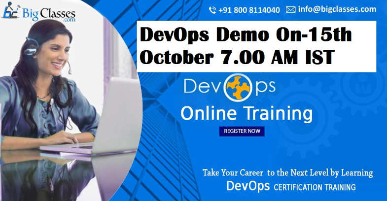 DevOps Demo Online Training On 15th October 7.00 AM IST