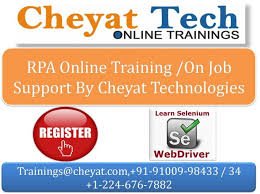 Cheyat Technologies  -The best RPA Online Training and BluePrism Online Training