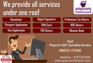 GST, Accounting, TAX, PAN, Passport services available at affordable prices.