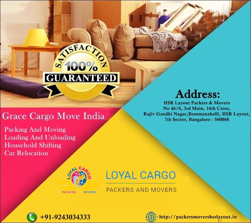 Your Best Movers And Packers Bangalore Hsr Layout