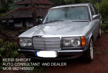 1985 MERCEDES 123 SERIES 300 D DIESEL KERSI SHROFF AUTO CONSULTANT AND DEALER