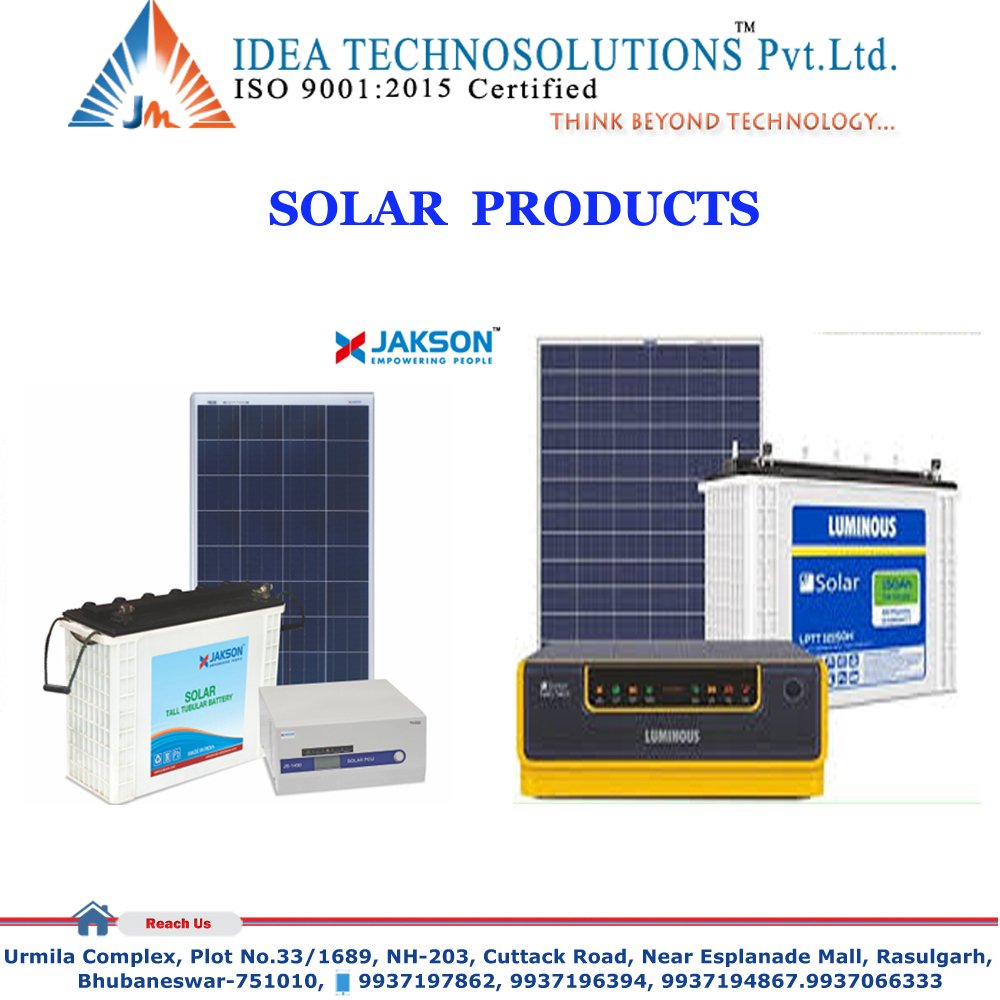Solar (Jackson/Luminous) Products Distributor Bhubaneswar