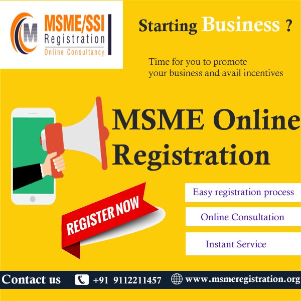 MSME Registration | SSI | UDYAM | Udyog Aadhar Registration India