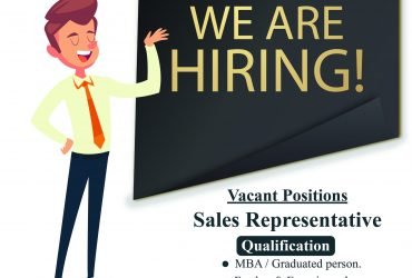 We are hiring Sales Representative to work from your preferred city