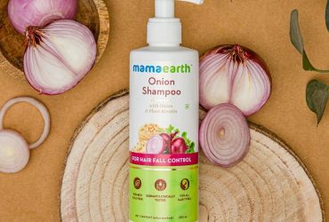 Mamaearth Onion Hair Fall Shampoo for Hair Growth & Hair Fall Control, with Onion Oil & Plant Keratin 250ml