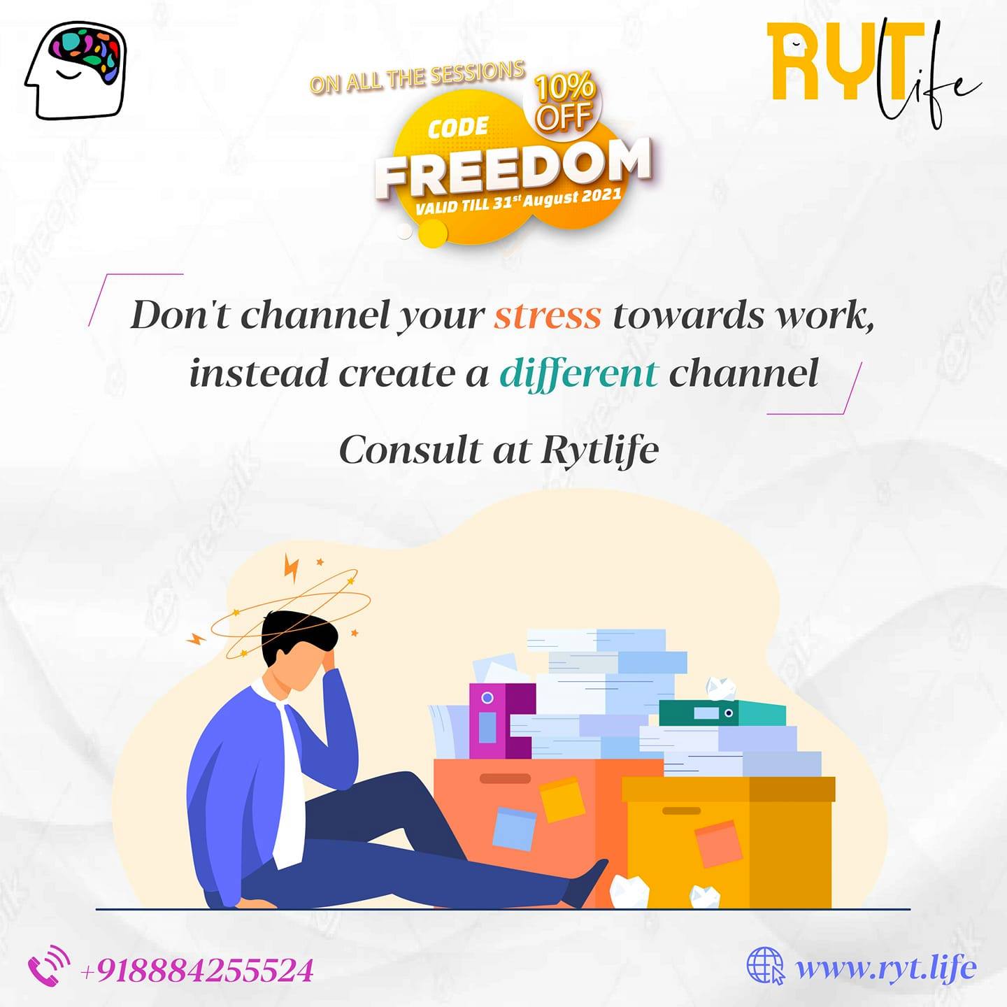 anxiety and depression treatment online  | Ryt Life