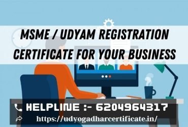 MSME / Udyam Registration Certificate for your Business