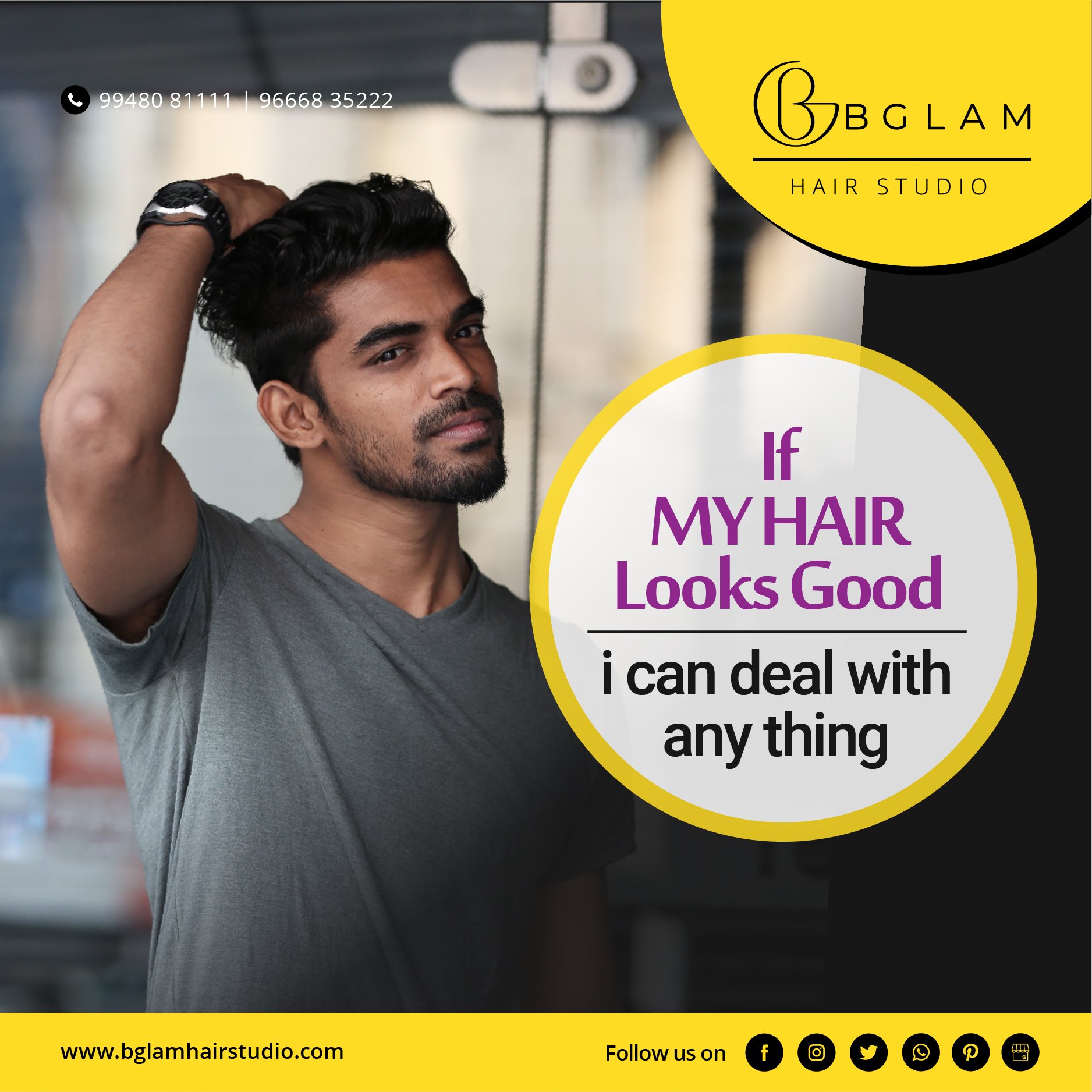 Non-surgical hair replacement in Hyderabad