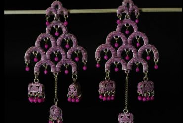 Web Pink Danglers