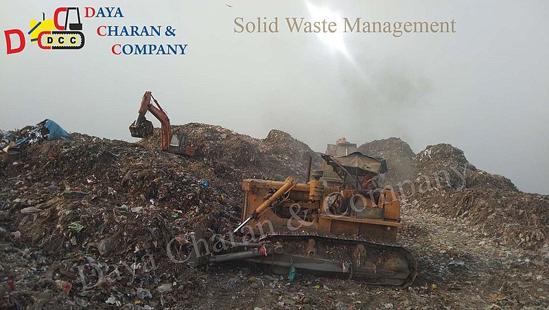 Bulldozer for Landfill Management in India