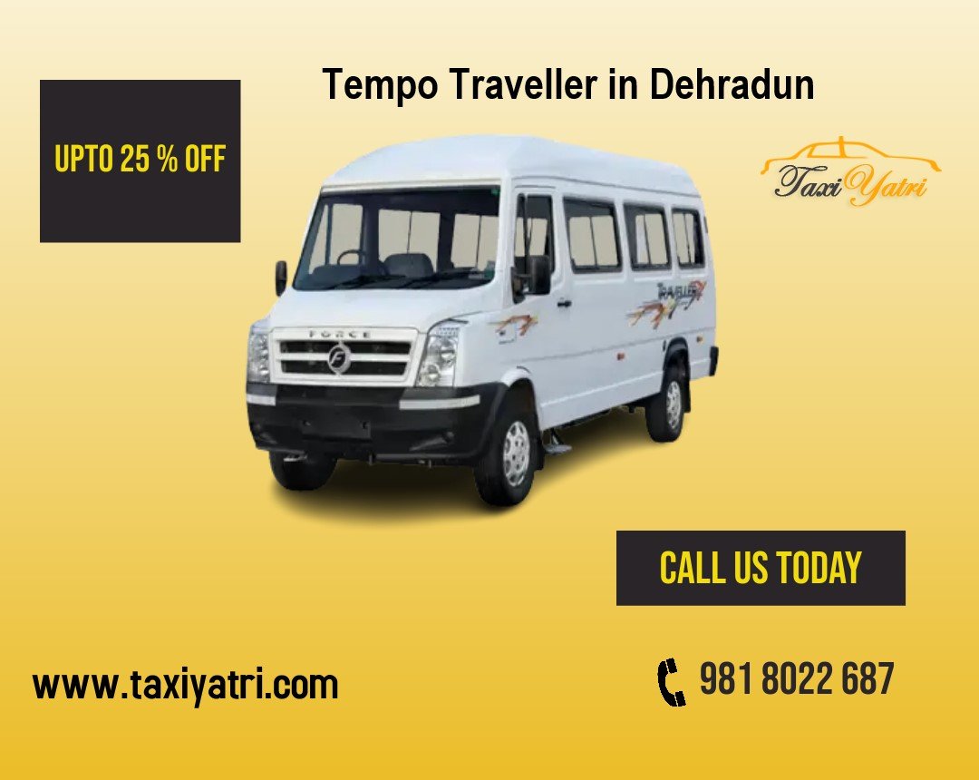 Book a Tempo Traveller in Dehradun