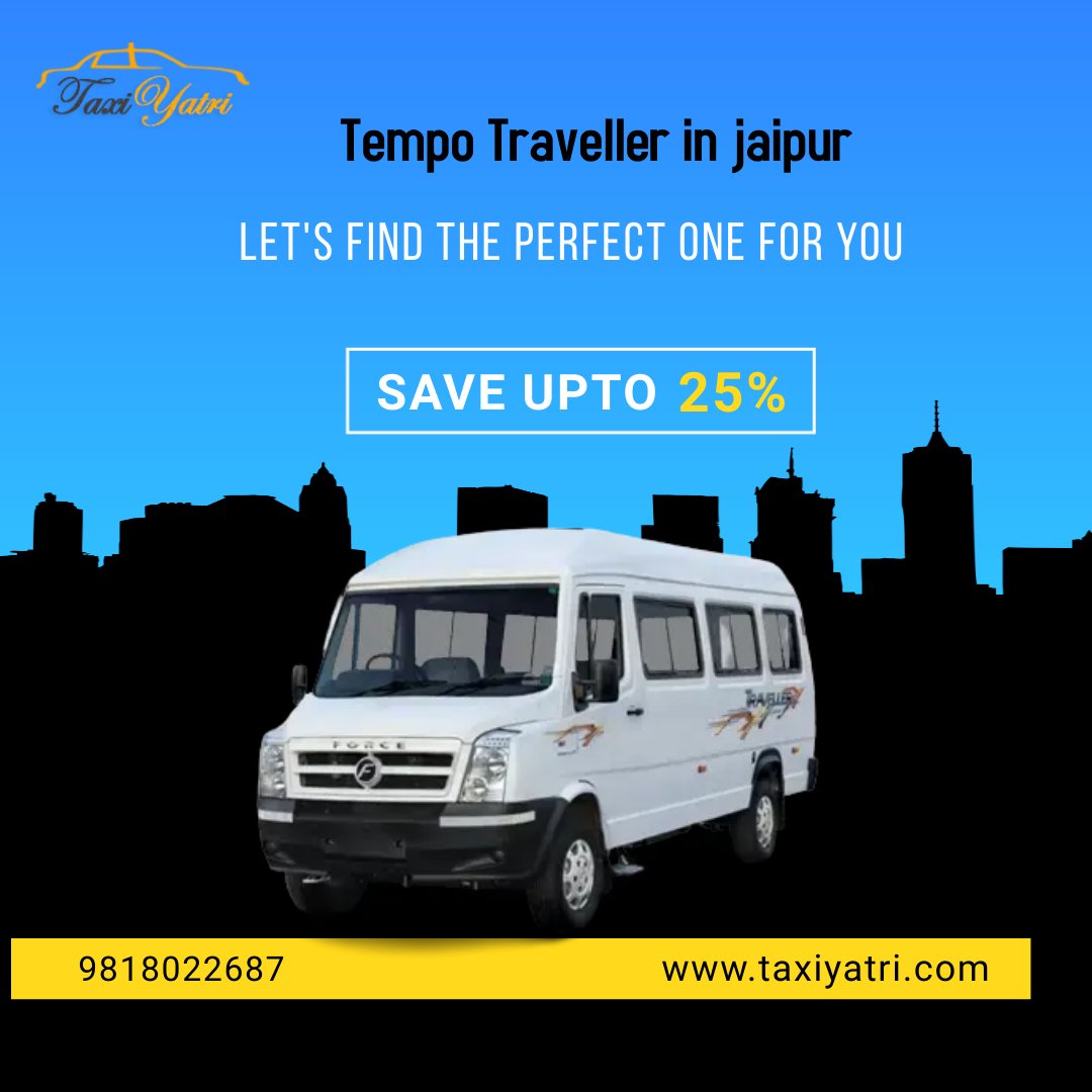Book a Tempo Traveller in Jaipur