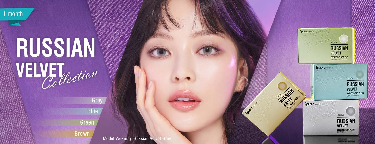 Buy Russian Velvet Monthly Colored Contact Lenses