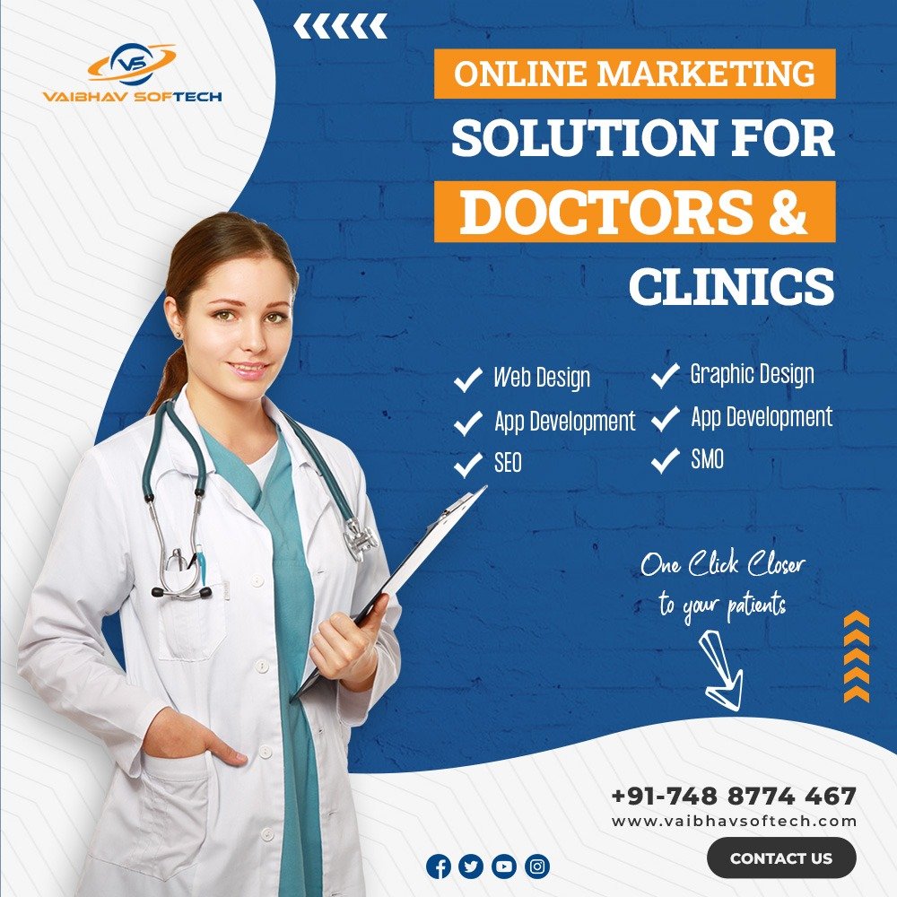 We Provide Online Marketing Solution for Doctors and Clinics.