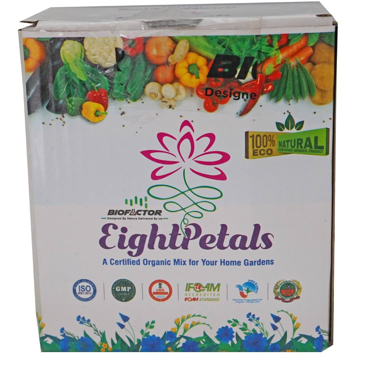 Eight Petals Home Garden Kit – Organic Bio Fertilizer for Plants with Micro Nutrients