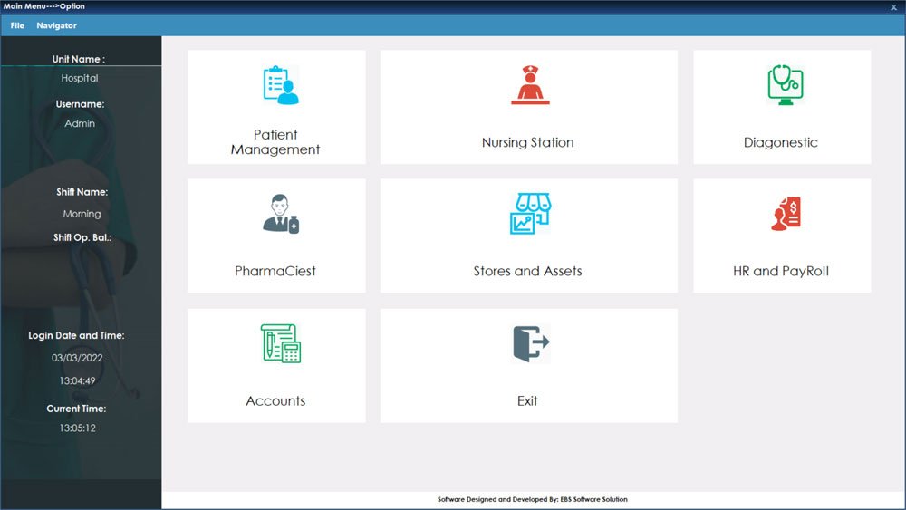 Wardmaster  a Complete solution for Hospital / Nursing Home Management system