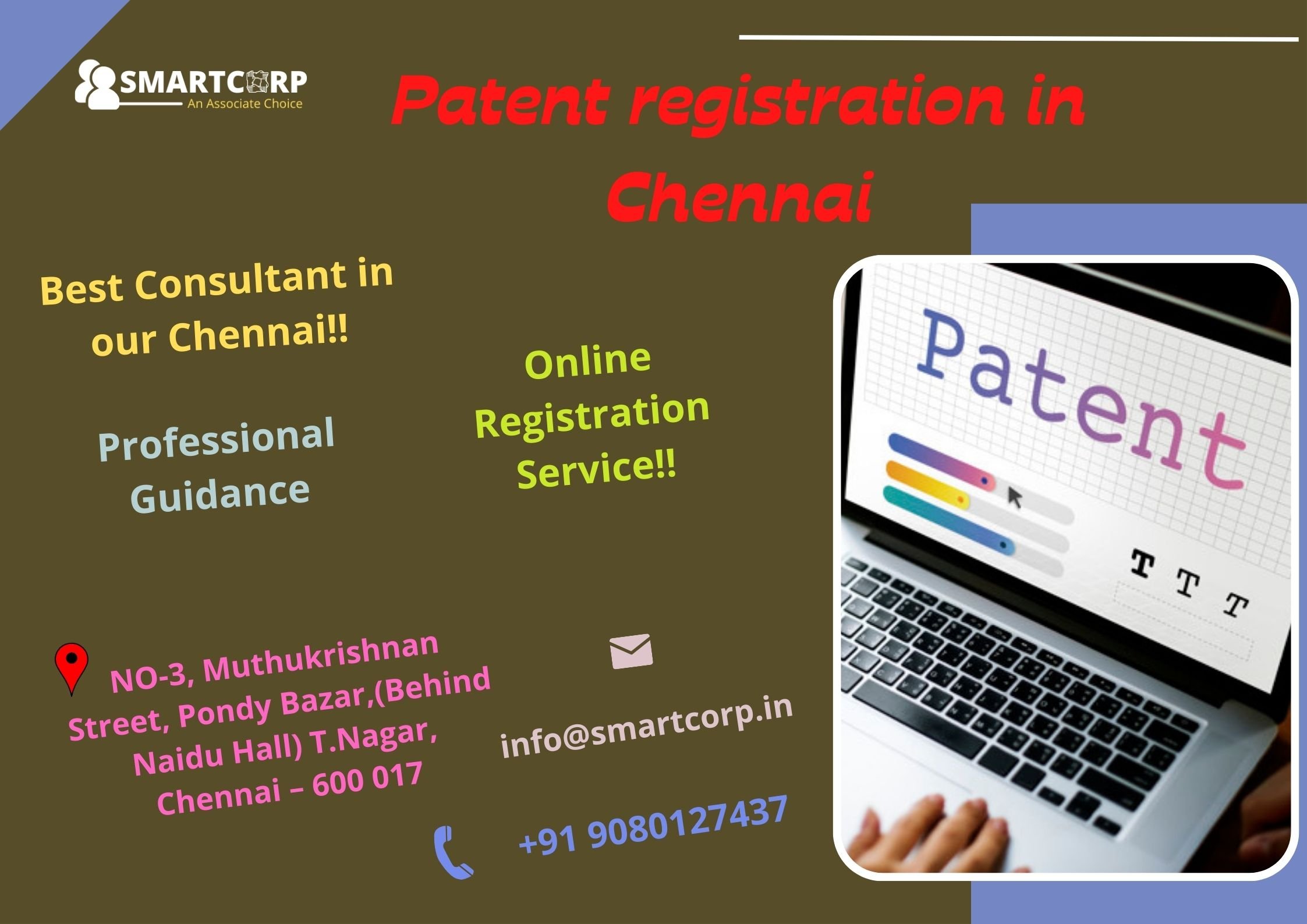 Patent Registration in Chennai | Best Patent Attorneys | Smartcorp
