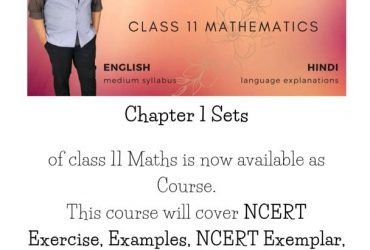 Sets Class 11 Maths Exercise 1.1 and Exercise 1.2