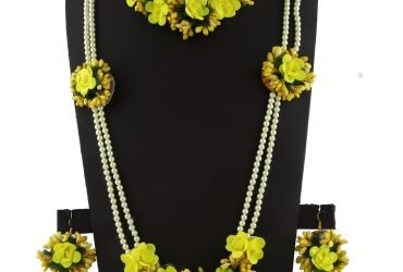Beautiful Collection of flower jewellery for  Haldi Online at Lowest Price by Anuradha Art Jewellery