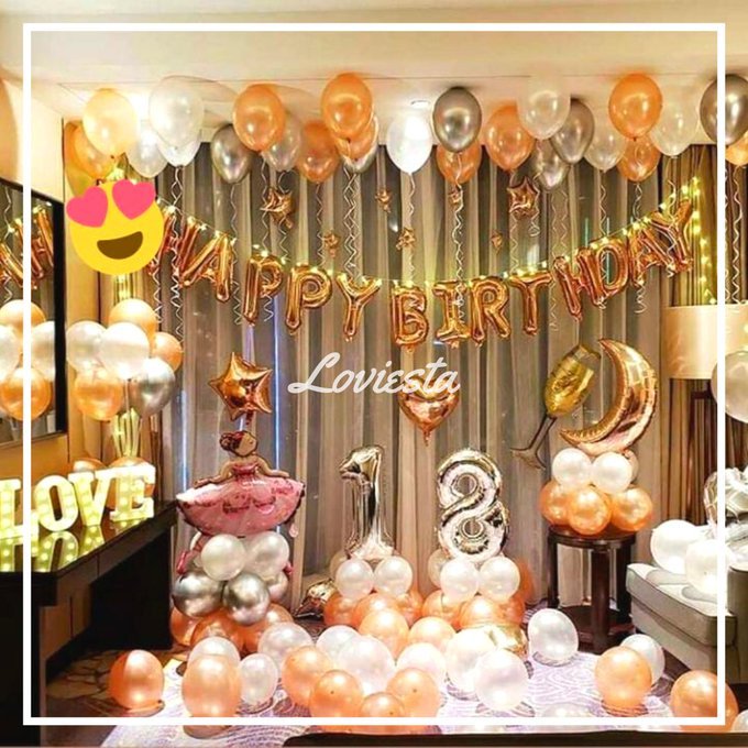 Book Balloon Decoration at Home in Delhi – Loviesta