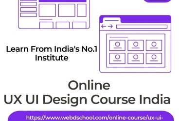 Onlinne UXUI Design Course India