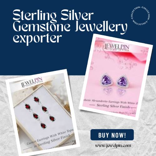 Jewelpin has wholesale 925 sterling silver gemstone jewellery