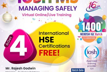 Pursue IOSH MS and Gaining HSE Certificate with New year Offer…!!! I