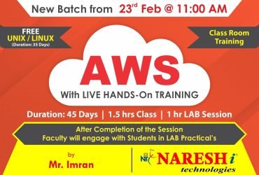 Best online AWS Training institute in Hyderabad NareshIT