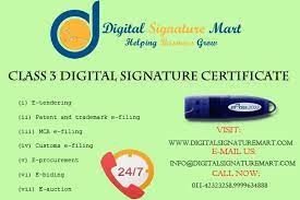 Buy Class 3 Digital Signature Certificate from Digital Signature Mart