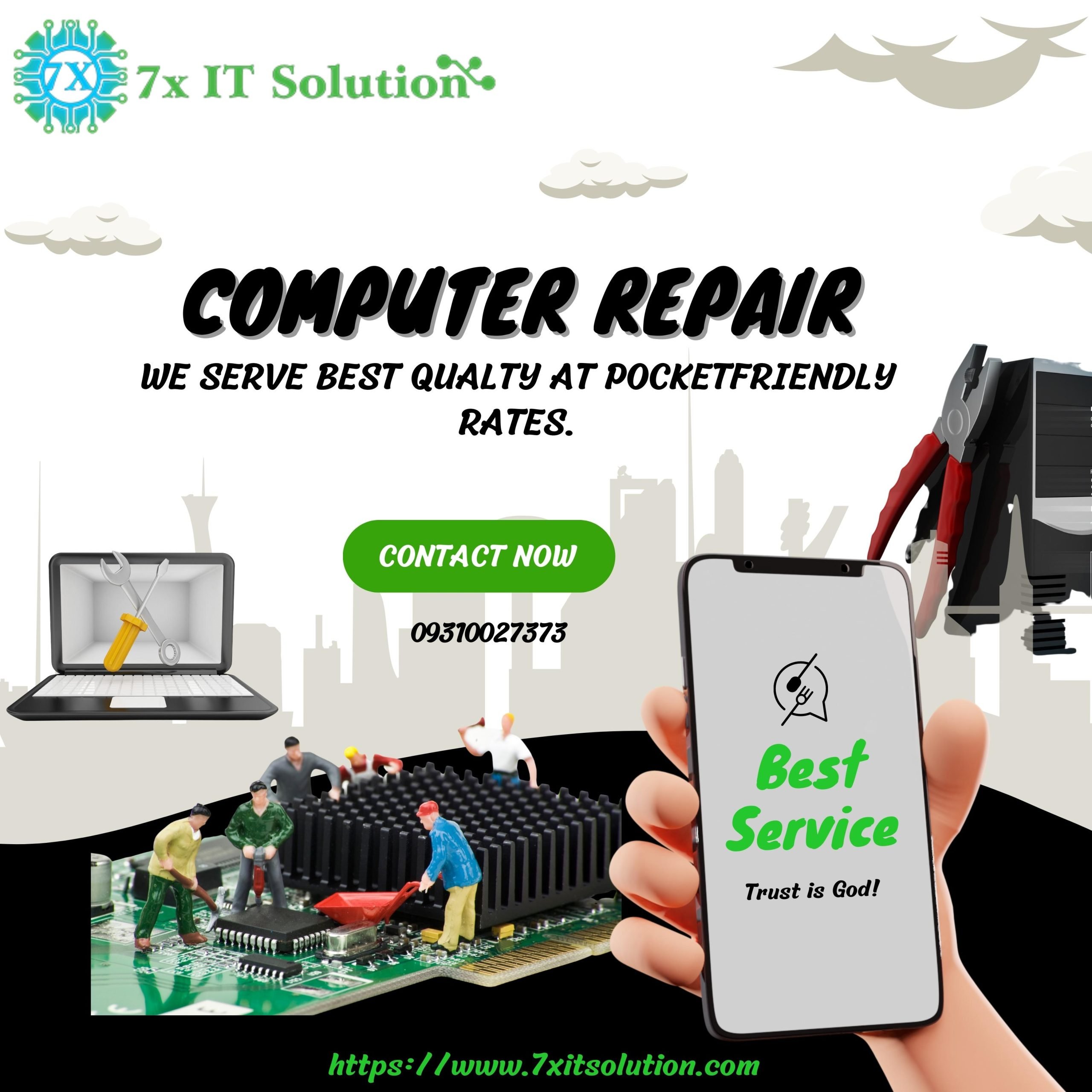 Get your computer fixed with 7x IT Solution