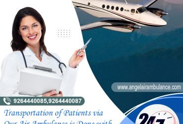 Air and Train Ambulance Service in Patna from Angel at an Affordable Price