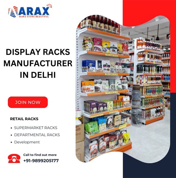 Private: Aarax India: Manufacturer of Retail Display Racks in Delhi