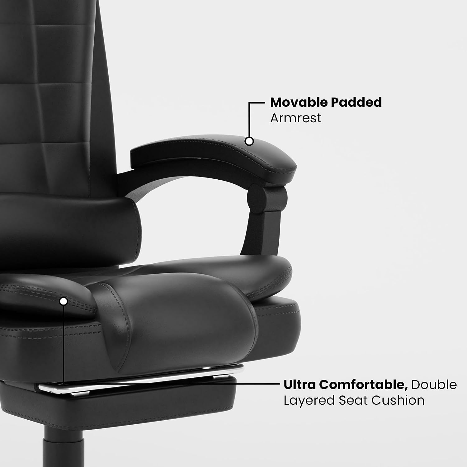 100% Genuine Premium Leatherette Executive Chairs