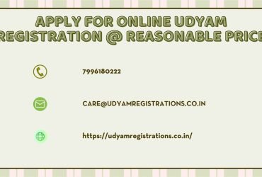 Apply for Online Udyam Registration @ Reasonable Price