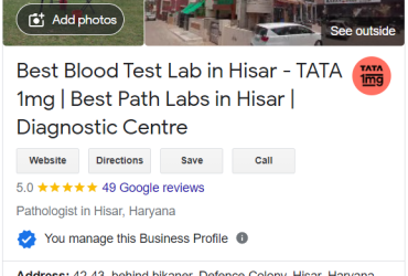 Best Blood Test Lab in Hisar – TATA 1mg | Best Path Labs in Hisar | Diagnostic Centre