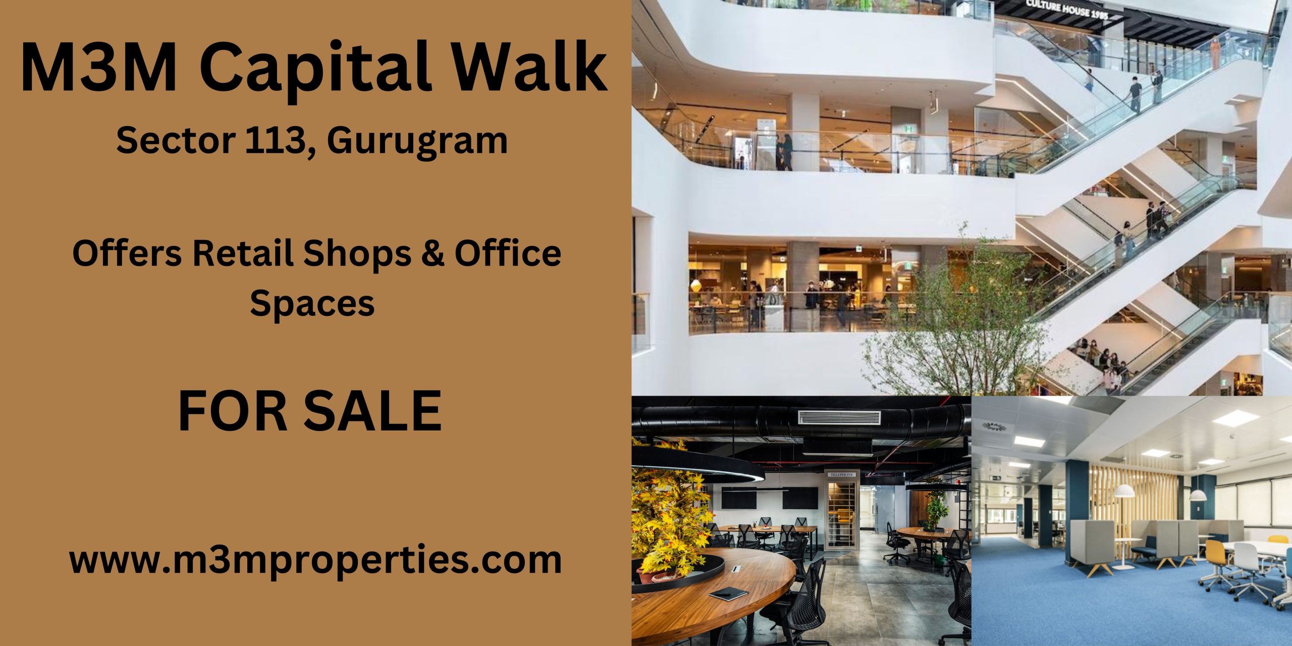 Private: M3M Capital Walk Sector 113 Gurugram – Where Function Meets Fashion In Retail And Office