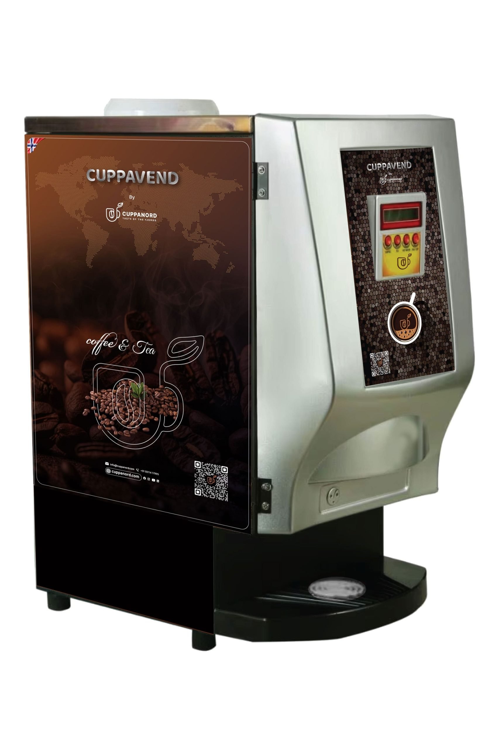Coffee vending machine on rent